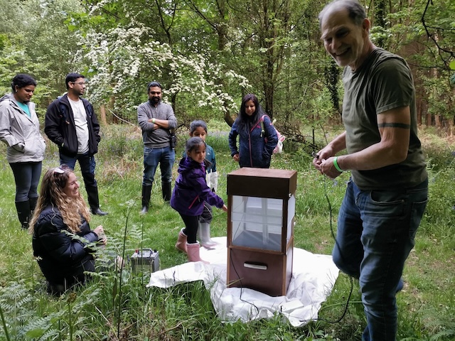 Moth surveys with Dave